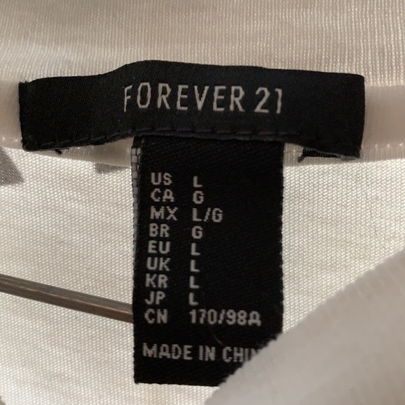 PARIS FOREVER 21 CROPPED SHIRT - Picture 2 of 2